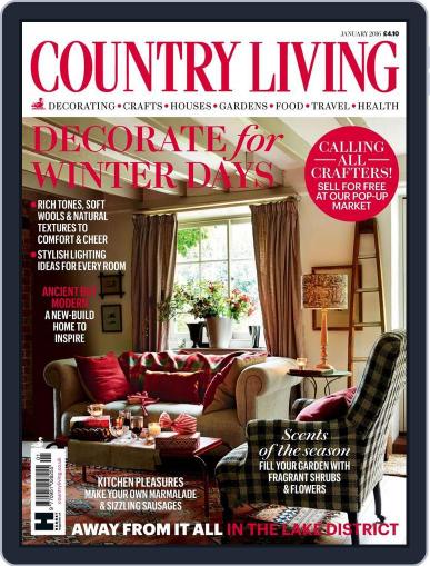 Country Living UK December 1st, 2015 Digital Back Issue Cover