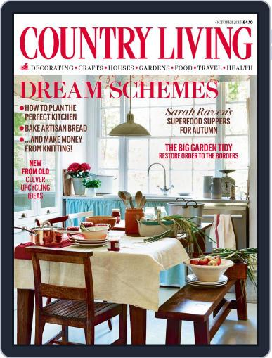 Country Living UK August 26th, 2015 Digital Back Issue Cover
