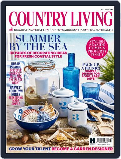 Country Living UK July 1st, 2015 Digital Back Issue Cover