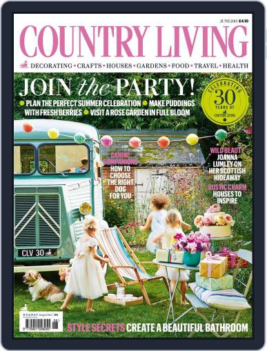Country Living UK June 1st, 2015 Digital Back Issue Cover