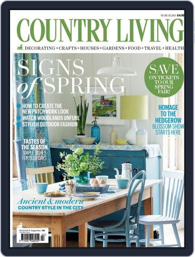 Country Living UK March 1st, 2015 Digital Back Issue Cover