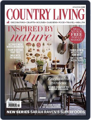Country Living UK January 1st, 2015 Digital Back Issue Cover