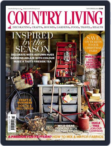 Country Living UK October 6th, 2014 Digital Back Issue Cover