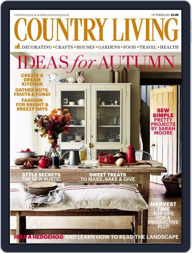 Country Living UK August 28th, 2014 Digital Back Issue Cover