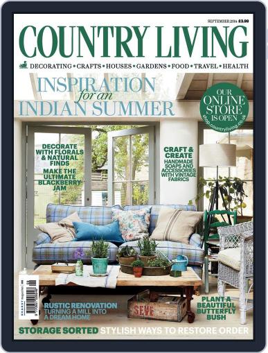 Country Living UK August 6th, 2014 Digital Back Issue Cover