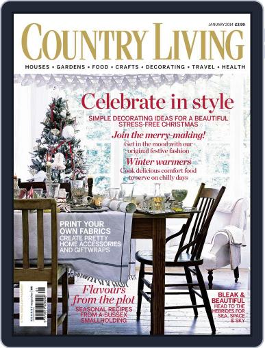 Country Living UK December 3rd, 2013 Digital Back Issue Cover