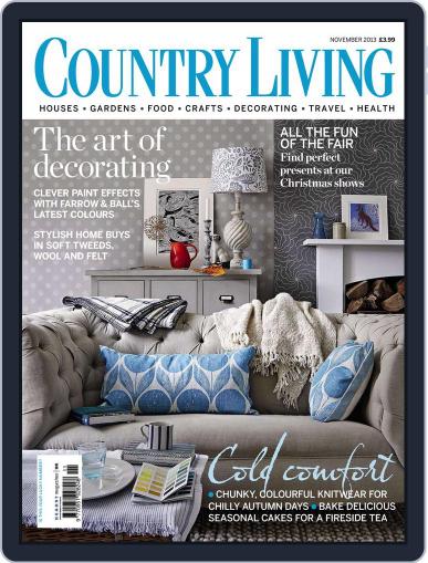 Country Living UK October 2nd, 2013 Digital Back Issue Cover