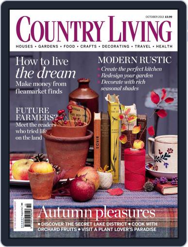 Country Living UK August 27th, 2013 Digital Back Issue Cover