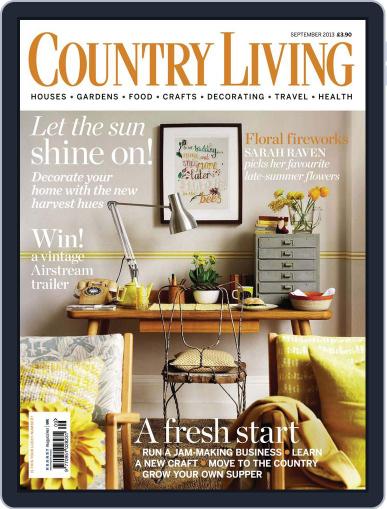 Country Living UK August 5th, 2013 Digital Back Issue Cover