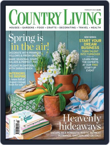 Country Living UK January 8th, 2013 Digital Back Issue Cover