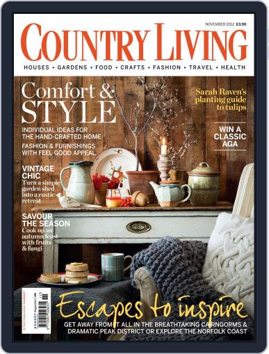 Country Living UK October 9th, 2012 Digital Back Issue Cover