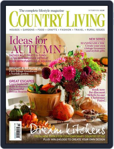 Country Living UK September 10th, 2012 Digital Back Issue Cover