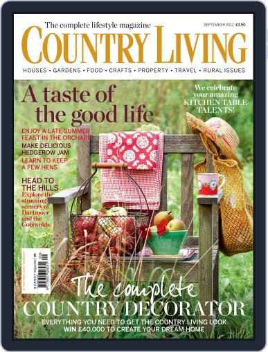 Country Living UK August 7th, 2012 Digital Back Issue Cover