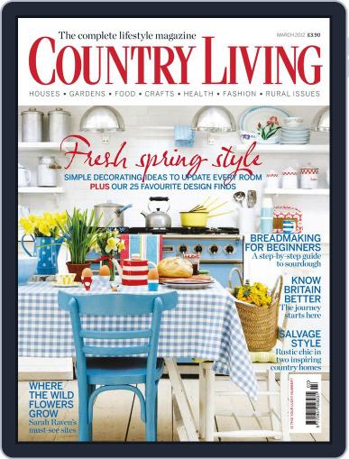 Country Living UK February 9th, 2012 Digital Back Issue Cover