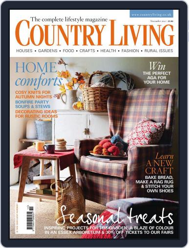 Country Living UK October 10th, 2011 Digital Back Issue Cover