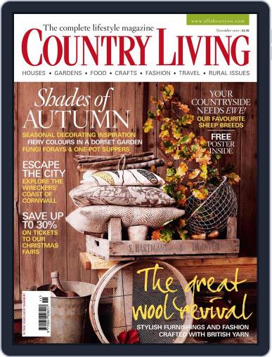 Country Living UK October 11th, 2010 Digital Back Issue Cover