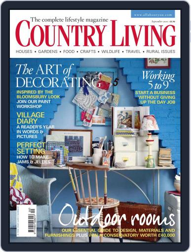 Country Living UK August 10th, 2010 Digital Back Issue Cover