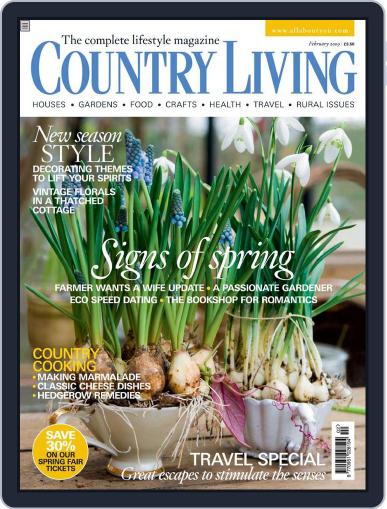 Country Living UK January 8th, 2009 Digital Back Issue Cover
