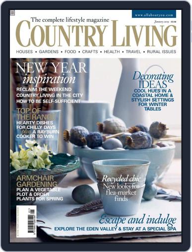 Country Living UK December 10th, 2008 Digital Back Issue Cover