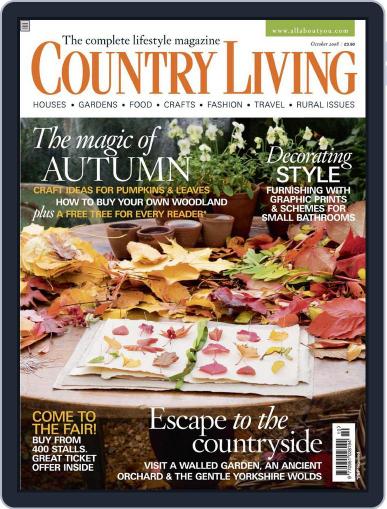Country Living UK September 11th, 2008 Digital Back Issue Cover