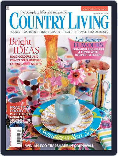 Country Living UK August 11th, 2008 Digital Back Issue Cover