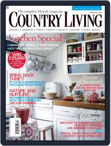 Country Living UK February 15th, 2008 Digital Back Issue Cover