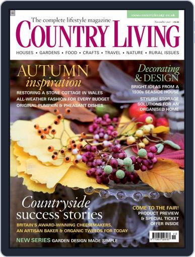 Country Living UK October 16th, 2007 Digital Back Issue Cover