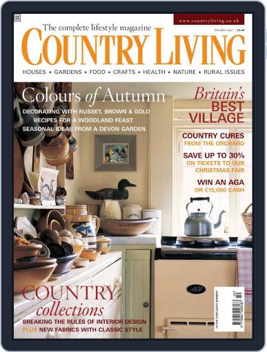 Country Living UK September 7th, 2007 Digital Back Issue Cover