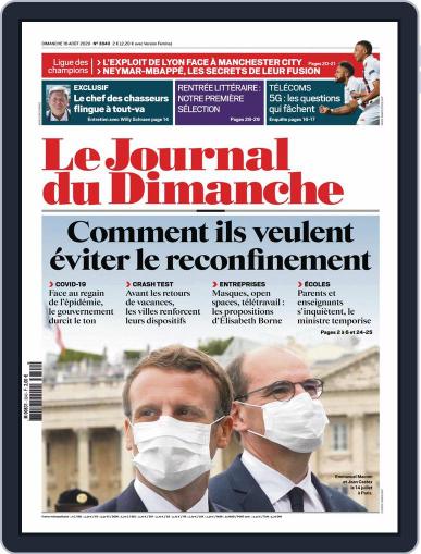 Le Journal du dimanche August 16th, 2020 Digital Back Issue Cover
