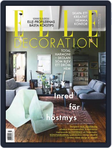ELLE Decoration Sweden September 1st, 2020 Digital Back Issue Cover