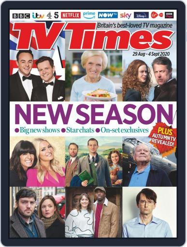 TV Times August 29th, 2020 Digital Back Issue Cover