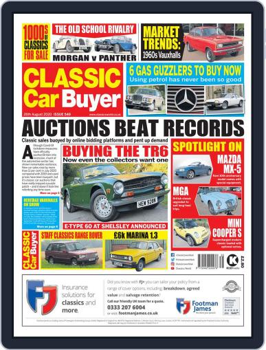 Classic Car Buyer August 26th, 2020 Digital Back Issue Cover