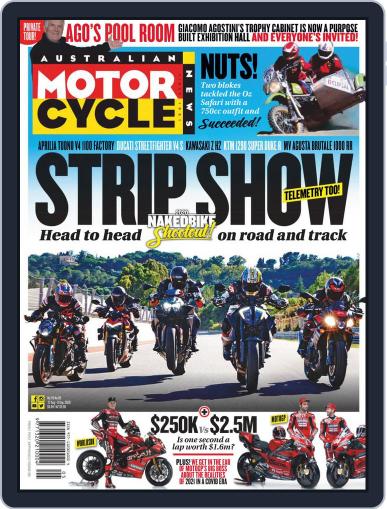 Australian Motorcycle News August 27th, 2020 Digital Back Issue Cover