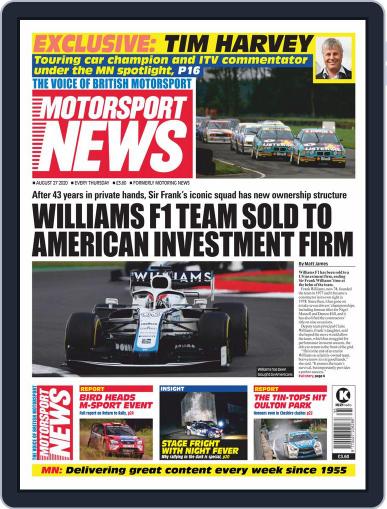 Motorsport News August 27th, 2020 Digital Back Issue Cover