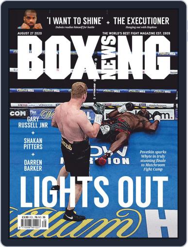 Boxing News August 27th, 2020 Digital Back Issue Cover