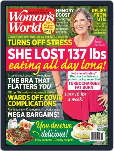 Woman's World August 31st, 2020 Digital Back Issue Cover