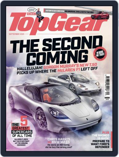 BBC Top Gear September 1st, 2020 Digital Back Issue Cover