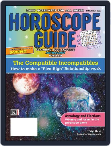 Horoscope Guide November 1st, 2020 Digital Back Issue Cover
