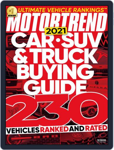 MotorTrend October 1st, 2020 Digital Back Issue Cover