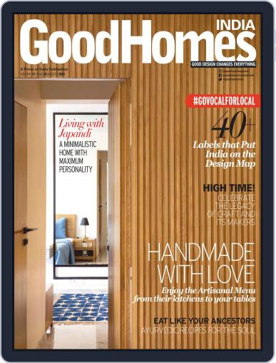 GoodHomes India August 1st, 2020 Digital Back Issue Cover