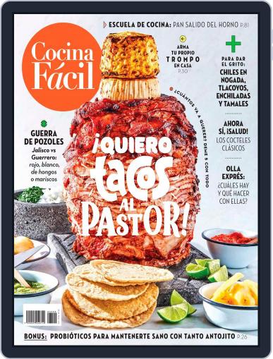 Cocina Fácil September 1st, 2020 Digital Back Issue Cover