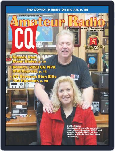 CQ Amateur Radio September 1st, 2020 Digital Back Issue Cover