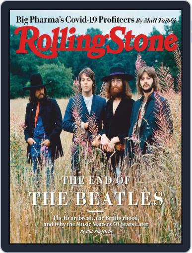 Rolling Stone September 1st, 2020 Digital Back Issue Cover