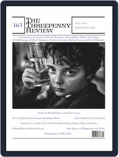 The Threepenny Review September 1st, 2020 Digital Back Issue Cover