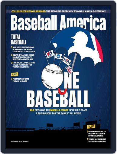 Baseball America September 1st, 2020 Digital Back Issue Cover