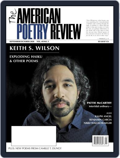 The American Poetry Review September 1st, 2020 Digital Back Issue Cover