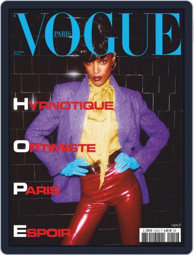 Vogue Paris (Digital) September 1st, 2020 Issue Cover