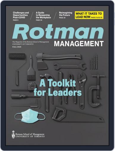 Rotman Management August 17th, 2020 Digital Back Issue Cover
