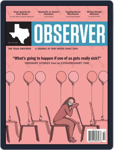 The Texas Observer September 1st, 2020 Digital Back Issue Cover