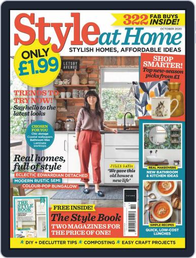 Style At Home United Kingdom October 1st, 2020 Digital Back Issue Cover